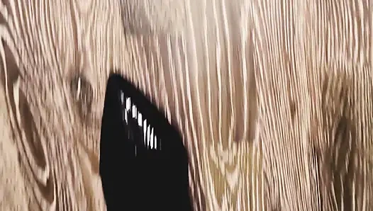 Istri dominan mencambuk banci suaminya