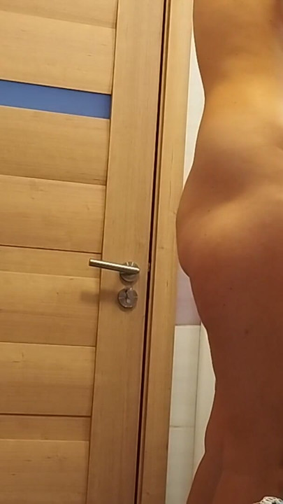 Amateur milf pussy, big ass, big tits. Sexy mom tries on pantyhose. Sexy brunette tries on clothes in fitting room. | Clip 3