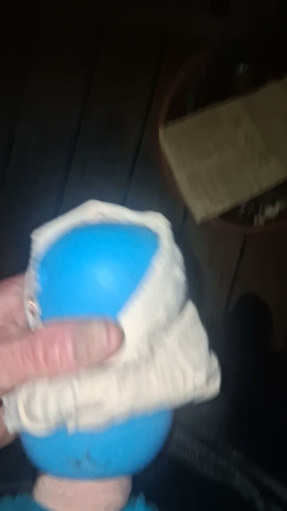 Bbweater jacking in toy and panties