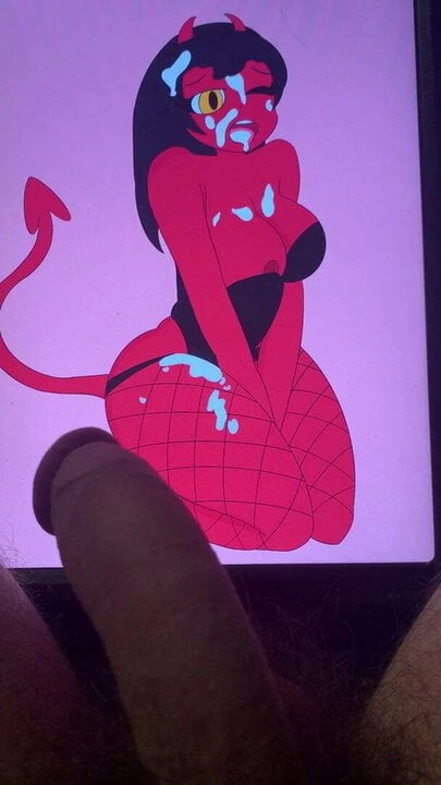 Cum tribute to Demon slut Alice, soft to cum!