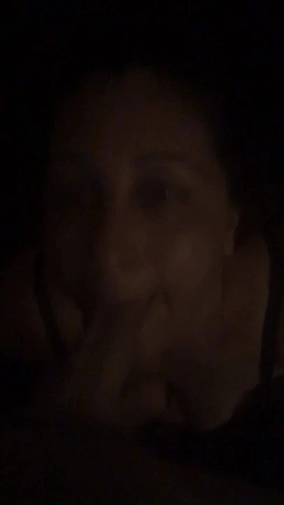 Young guy gets blowjob from a milf