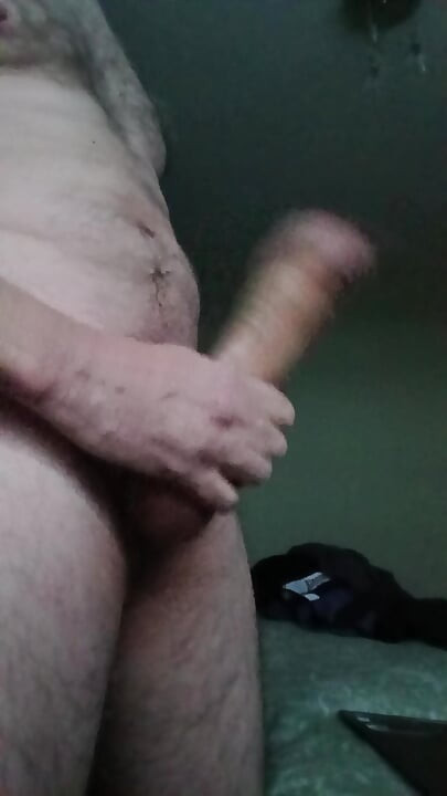 Last wank and big cum of the year