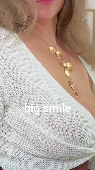Elegant MILF getting ready for sex, those breasts are enormous