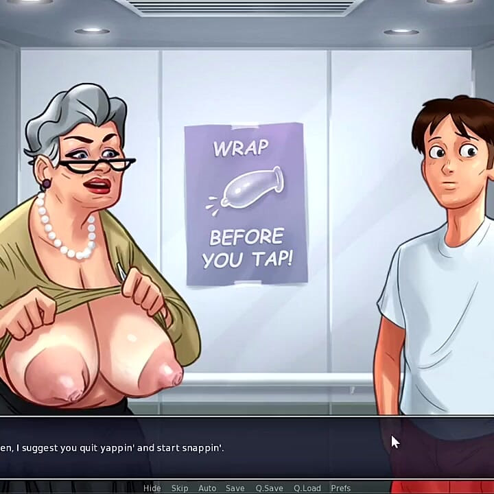 Summertime saga - Johannes got Jenny pregnant.