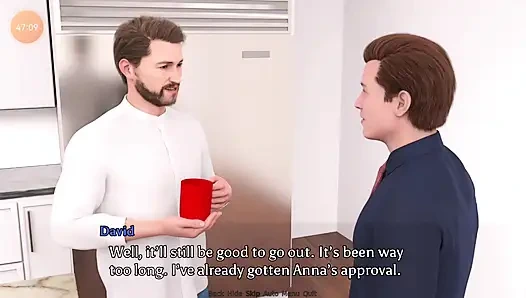 A Perfect Marriage #8 Chris and Anne chat while in bed.