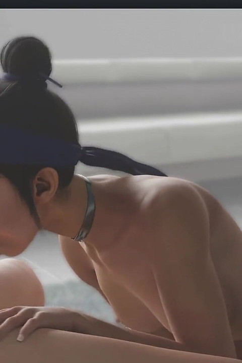 Cassie Cage dobiva pušenje transrodnog kurca od Kitane, Napaljene grudi Luna Snow u trojci Trans Jebanje