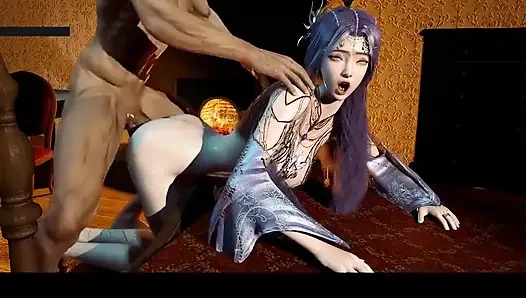 Animierte göttin, ewige königin des verlangens - 3D-animation, hentai