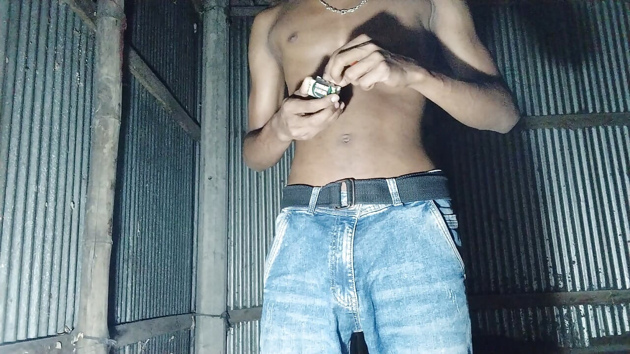 Hot boy jerked and smoking