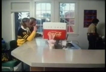 Cheerleader at the Malt Shop