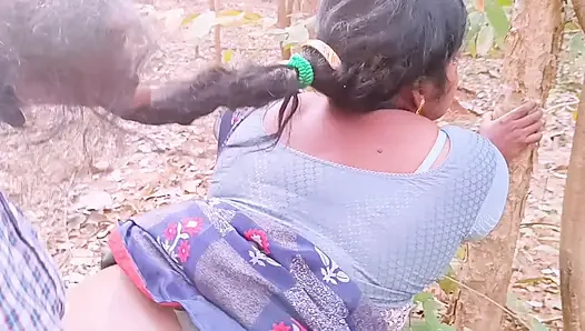 Indian Outdoor Sex. Desi Bhabi Secret Fucking Hubby in Forest. Telugu Dirty Talks.