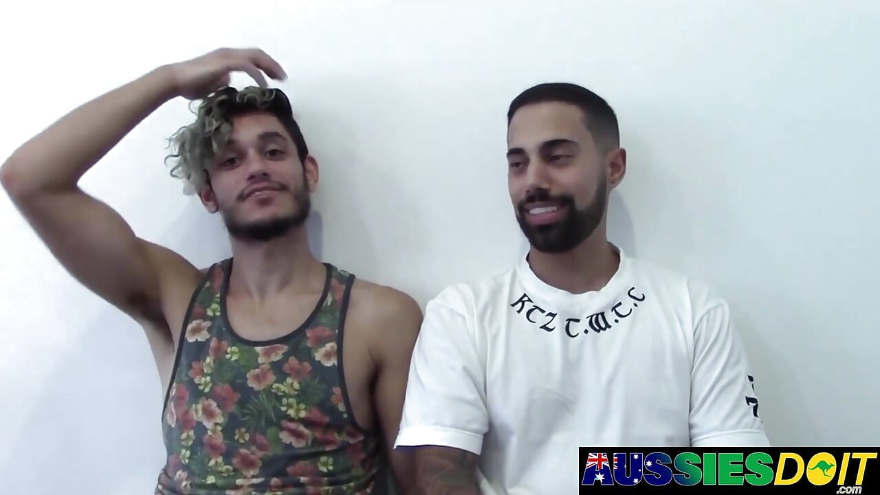 Aussie Amateurs Luca And Rhys Bareback After Deepthroat