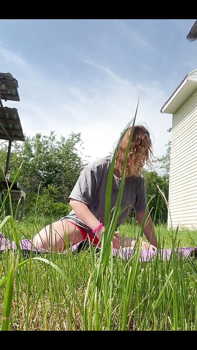 In Summer I Do Yoga on the Street