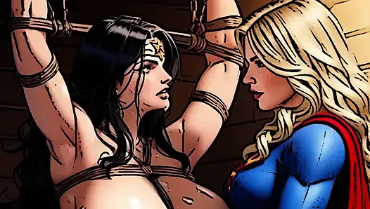 Süper kahramanlar baharatlı tonlarda sağıyor ve yalanıyor: süper süt çiftliği