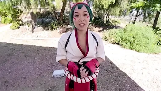 VRCosplayX kimmy kim als OVERWATCH 2 KIRIKO will Missverständnisse mit reiner leidenschaft glätten teil 1