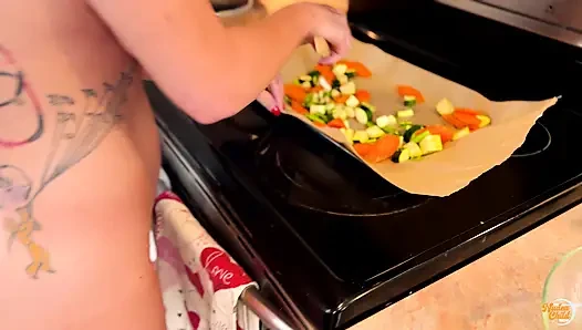 Çıplak yemek pişirme gösterisi - slammin' salmon
