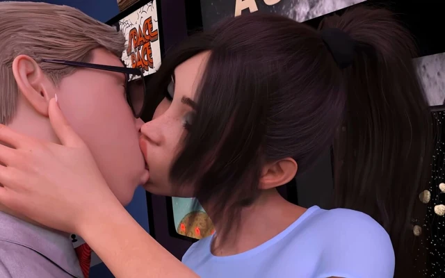 Tittyfucking in the Hot Tub - Sexbot Bailey Route #2 - Animated Sex Game