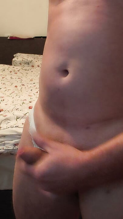 Wixxing in women's underwear