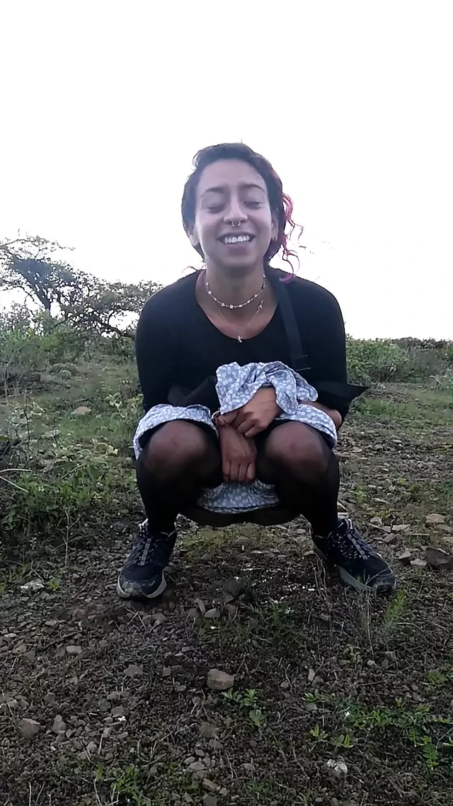 Sexy girl pissing and sucking cock