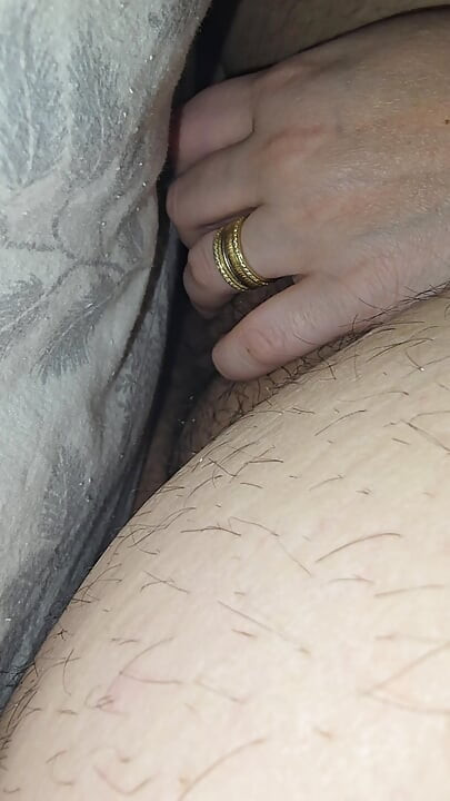 Step mom helps step son with low erection by handjob his dick after wedding party