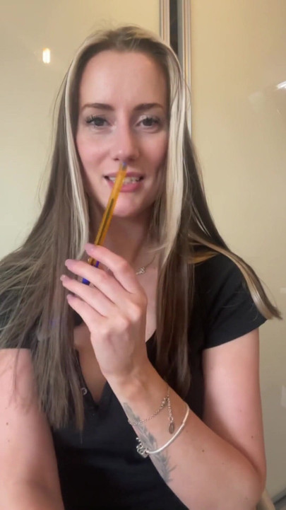 Memorable moment from "Horny British Teacher JOI"