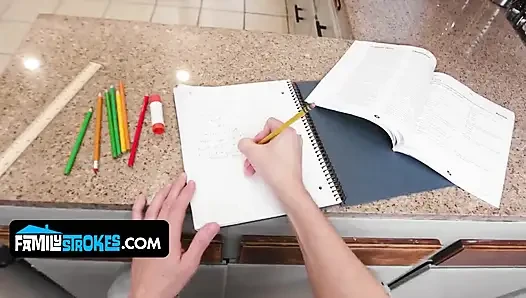 Stepmom Angelina Turns Easter Egg Hunt Into a Hardcore Fuck Session