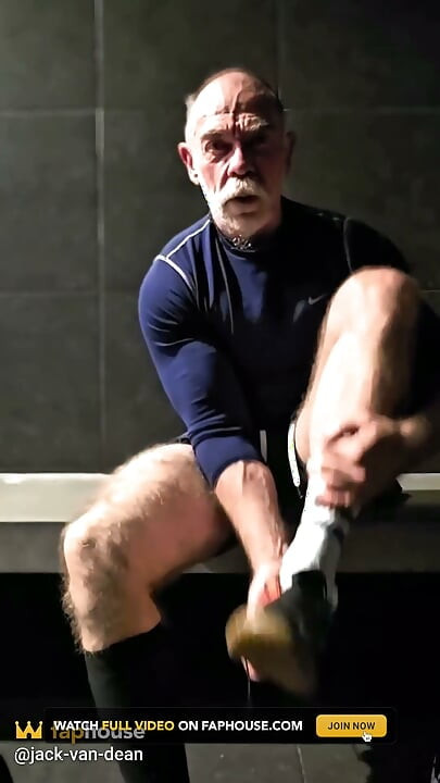 Feet and Socks on Hairy Bear