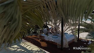VR Nexus-3 Oasis - Luna vú to bú cu, đập kiểu chó & bắn tinh khắp vú