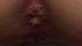 Creampie anal di pantat ayam tato
