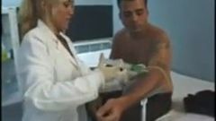 Brazilian nurse in lingerie