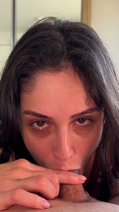 Intense Passionate Sensual Blowjob with Huge Facial