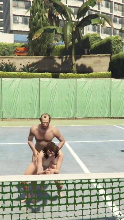 Trevor and Cheating wife amada having sex in tennis court | Clip 1