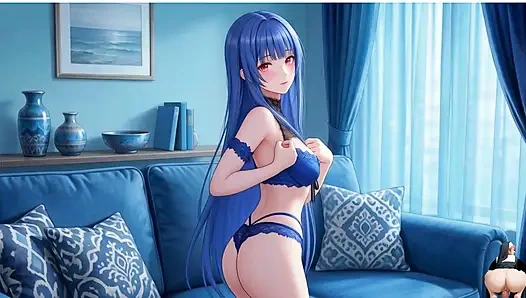 Pretty Young Girl Sharing Passionate Moments AI Hentai