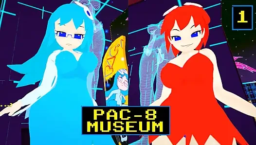 Hantu Pacman memutuskan untuk menyetubuhiku bersama-sama, berebut air maniku di mulut mereka