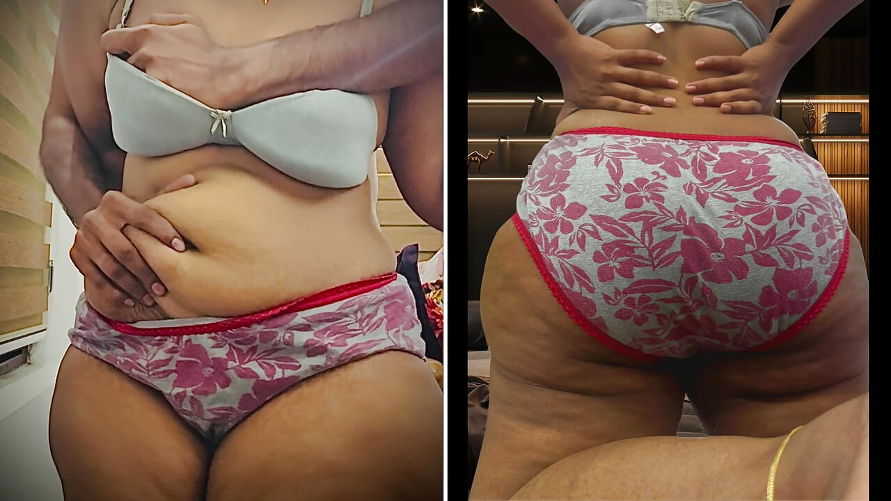 The curvy milf body and ass is showcased to her bull on vc.Big ass horny hotwife teases husbands small dick and in the climax sh