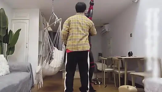 Mz11-latexanzug Zurückhaltung und peitsche