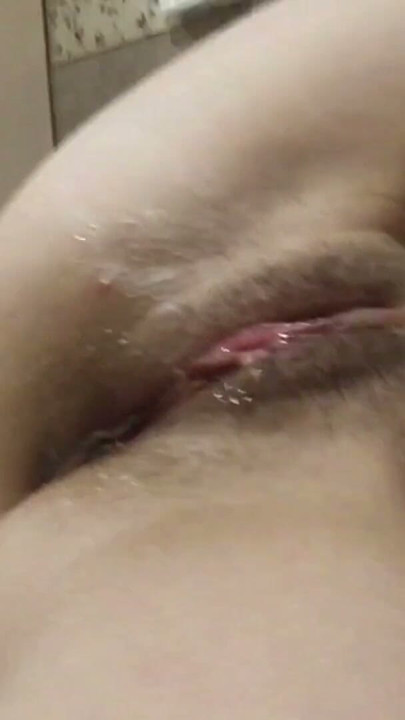 Horny girl fucks pussy with dilduck close-up! Very WET cunt during ovulation, fucking wet pussy | Clip 1
