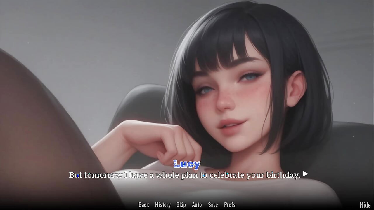 Obsessed Lucy #4, She Uses Her Feet, Animated Cute Roommate Porn Game