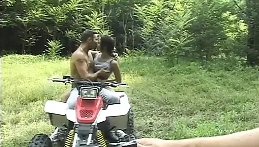 Some girls love motocross and extreme sex in the country