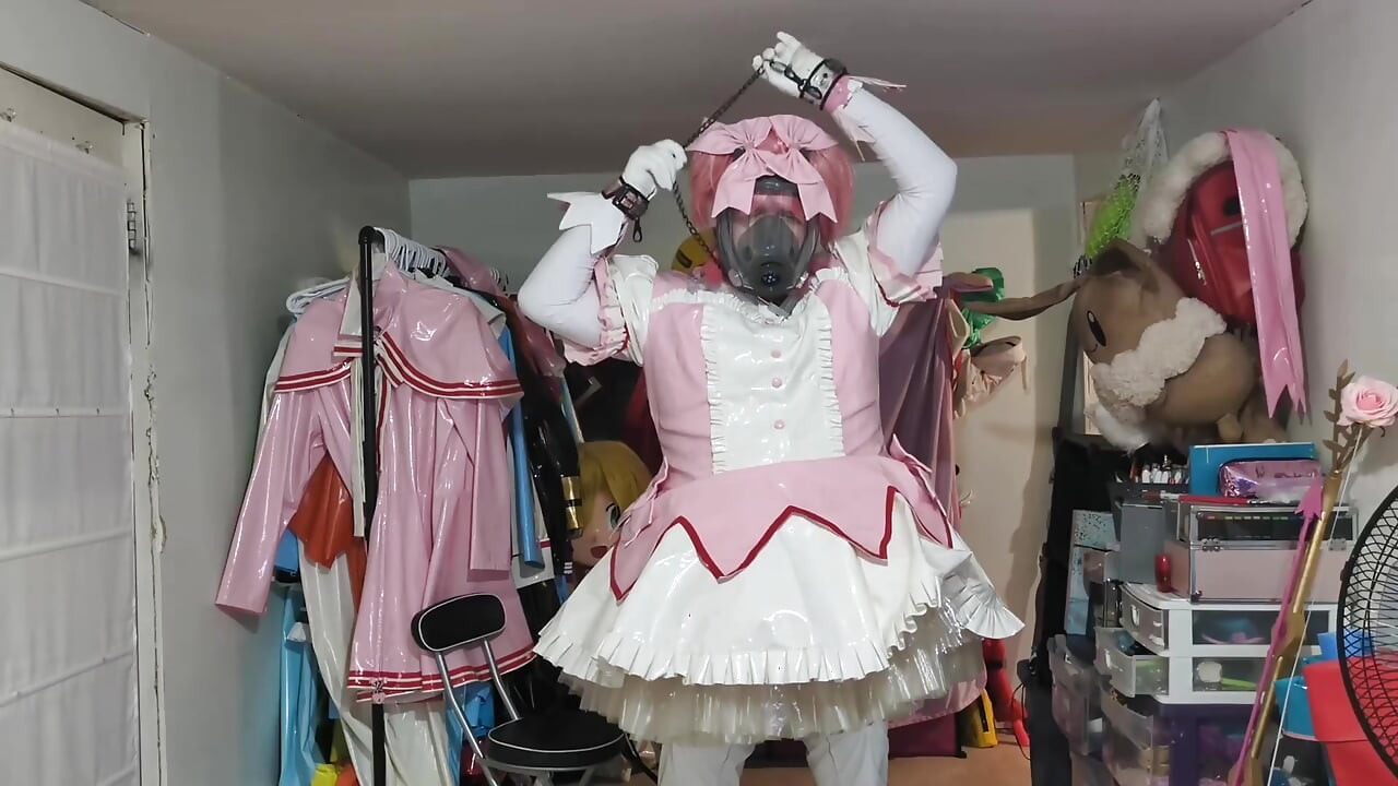 PVC magična devojka Madoka, Gasmask, vezivanje i jedenje sperme