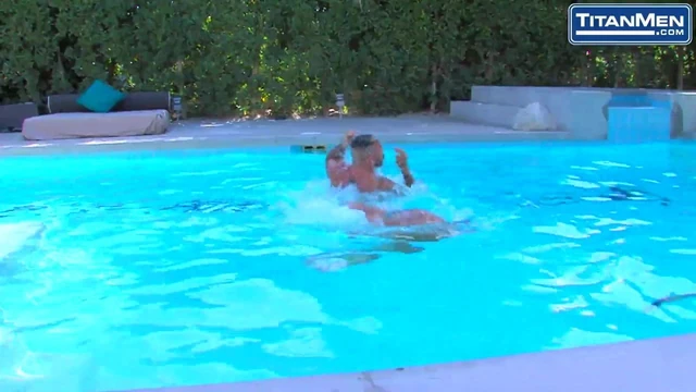 Swimming Hunks Lose Their Trunks For Poolside Ass Worship
