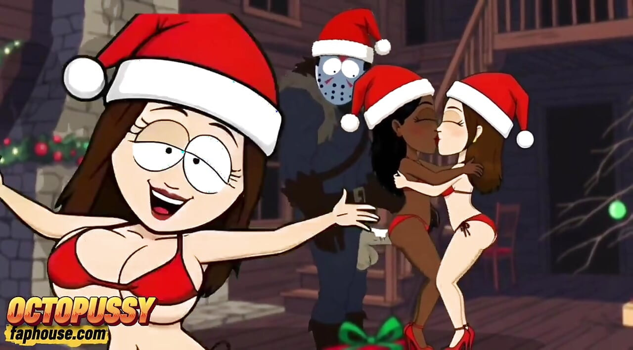 Soirée sexe avec des salopes au camp Crystal Lake, dessin animé