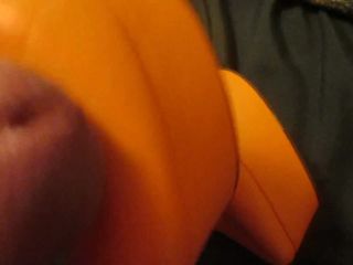 Каммінг помаранчеві каблуки на платформі fm mrmessyshoes