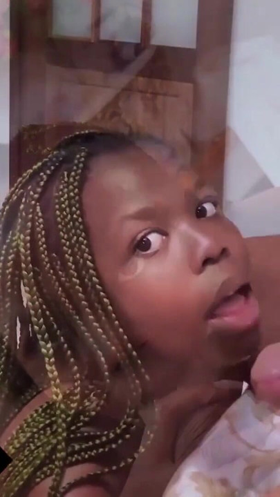 This shy EBONY TEEN VIRGIN came in acting so pure... I revealed her true desires | Clip 1