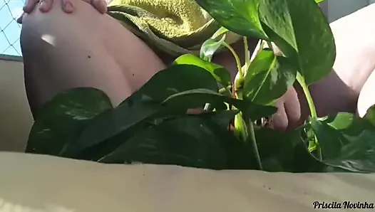 Stepmom Records Video For Stepson's Friend Teaching Gardening - Part 02