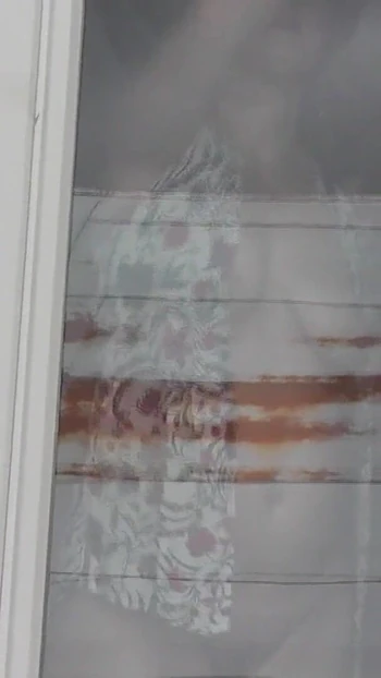 Epic moment from "Naked Milf washes window, taxi driver spying from car, public"