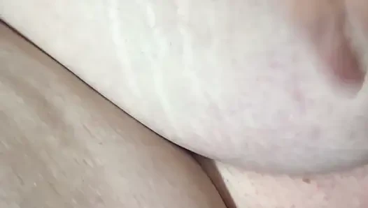 Dirty bitch mom getting fingered then getting her tight MILF pussy fucked hard and mommy gets her creampie