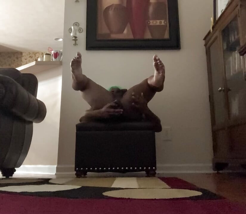 Pernas no vibrador de ar xxx