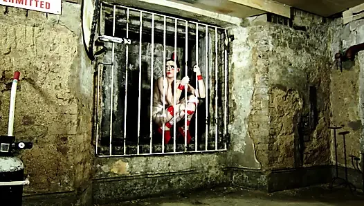 Bağlı Fransız sürtük yoğun bdsm eyleminde sikiliyor