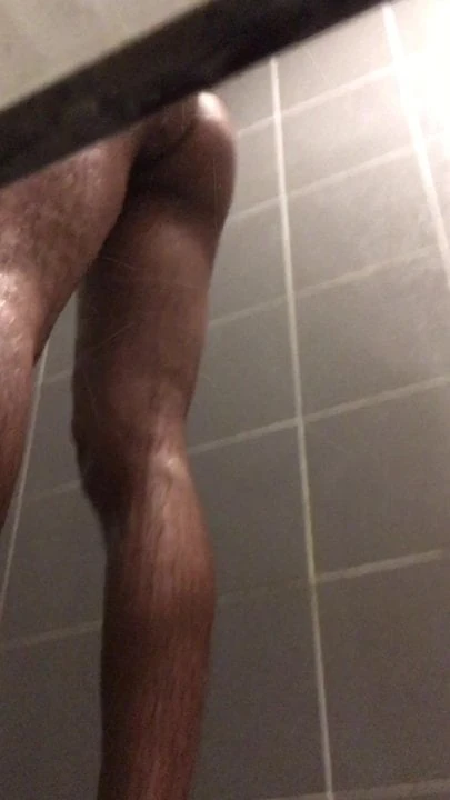 checking out hot shower