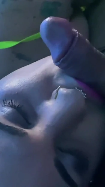 Emotional moment from "A delicious compilation of how to suck a dick"
